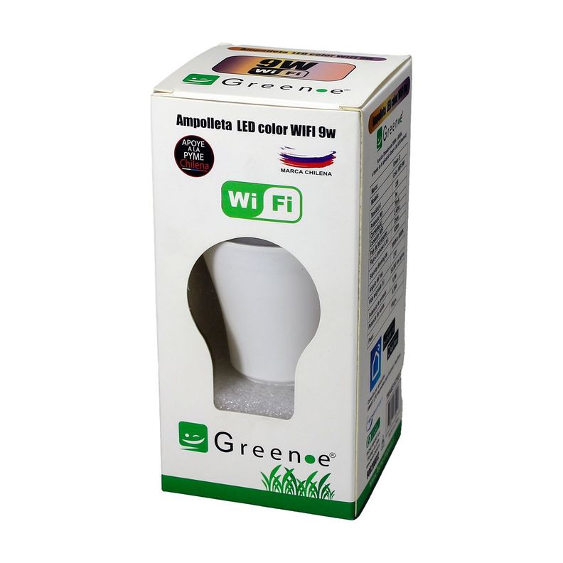 Ampolleta WIFI 9W.E-27. Multicolores.-0