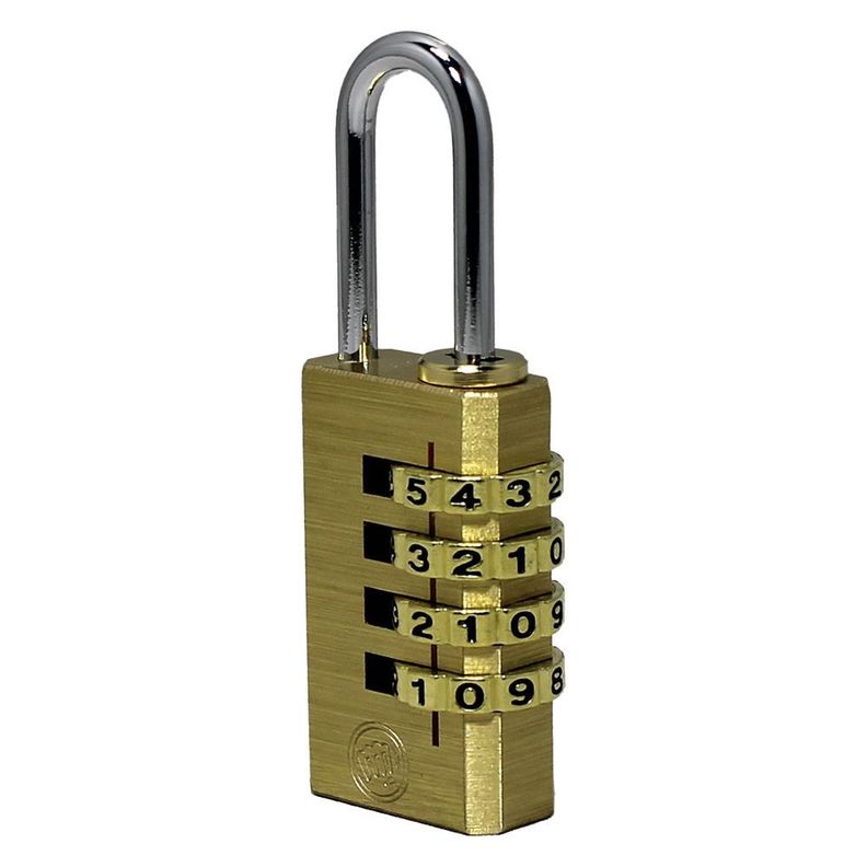 Candado con Clave. Cuerpo de Bronce Macizo 21mm.-3