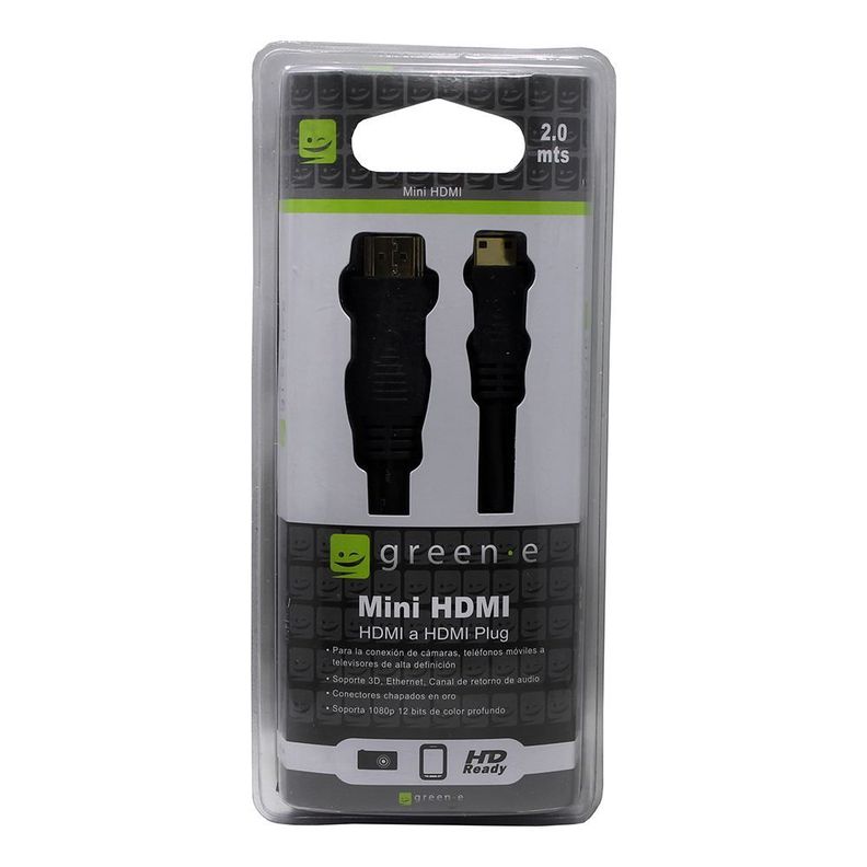 Cable HDMI-MINI HDMI 2 mts-0
