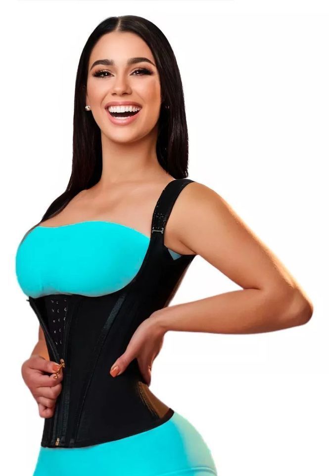 Faja Chaleco Colombiana Doble Compresión, Moldea Y Reduce El Abdomen-1