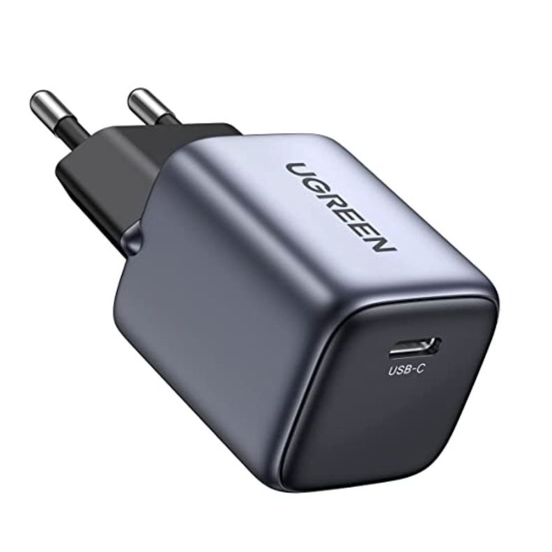 CARGADOR 30W MINI NEXODE GAN TECH PD GRIS UGREEN CD319-90666 Azul Oscuro