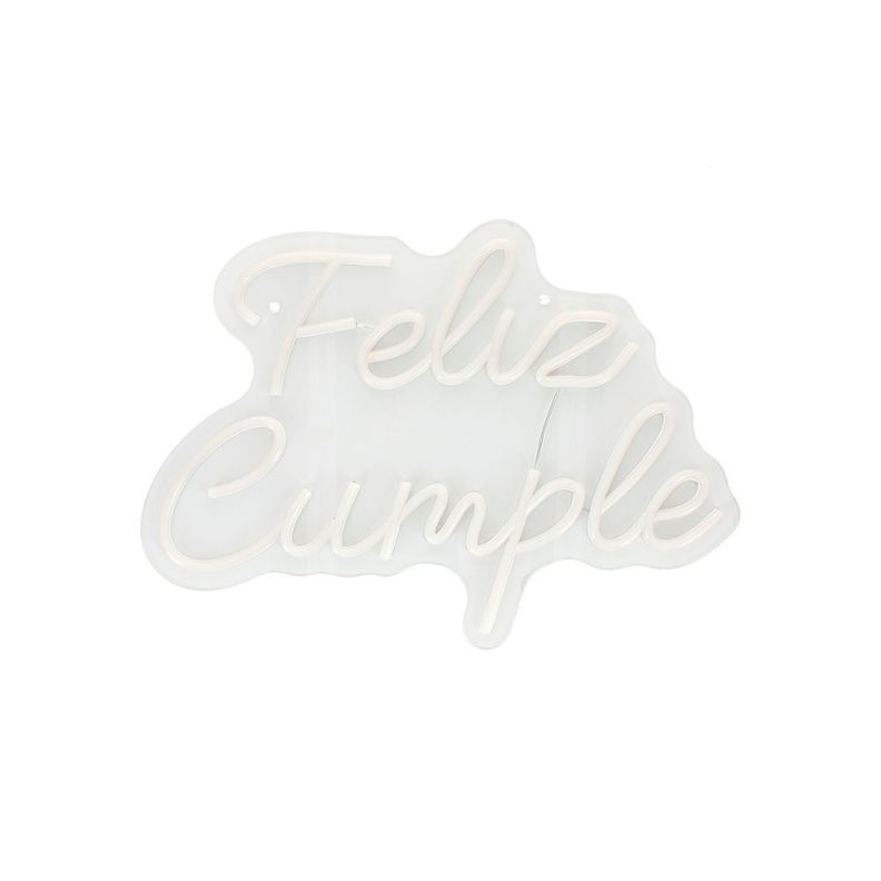 LETRERO ESTILO NEON FELIZ CUMPLE GEN-1