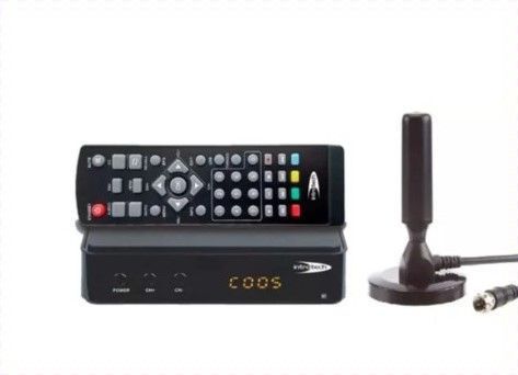 DECODIFICADOR SINTONIZADOR DIGITAL + ANTENA HDTV 6DBI-1