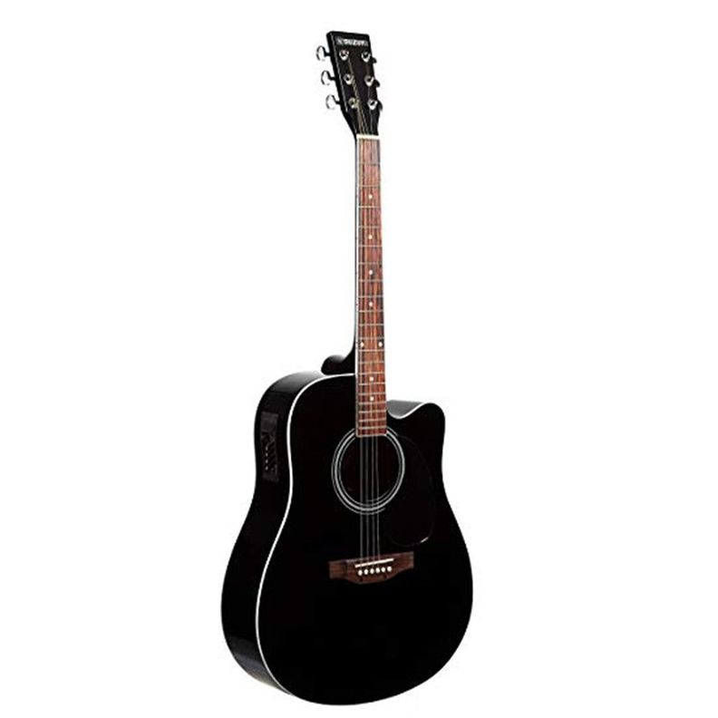 GUITARRA ELECTROACUSTICA NEGRA SUZUKI Negro