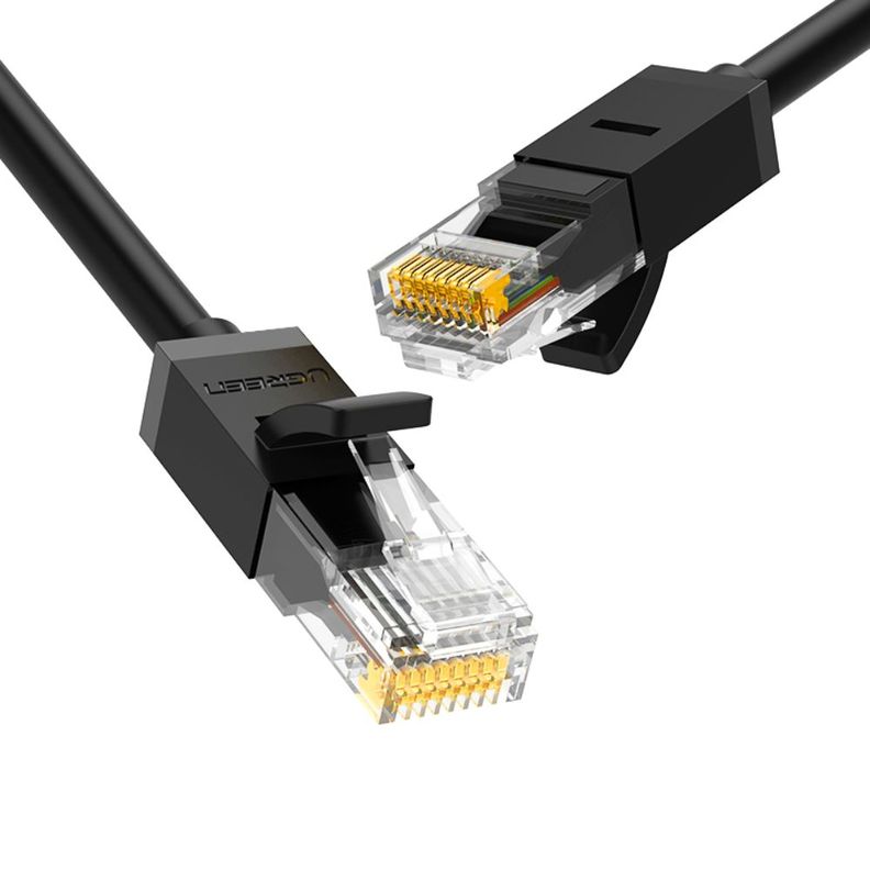 CABLE DE RED 10M CAT6 (1000MBPS) NEGRO UGREEN NW102