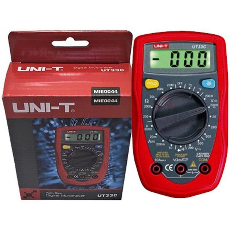 MULTITESTER  CON TERMOCUPLA UT-33C UNIT-2