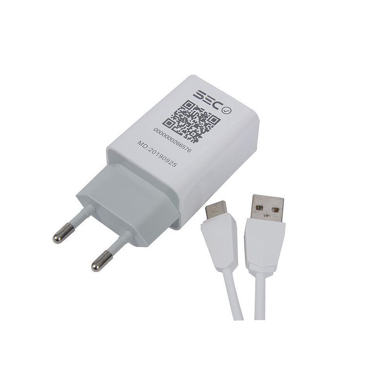 TECMASTER TM-200516 CARGADOR DE PARED QUICK CHARGE + CABLE USB-C-1