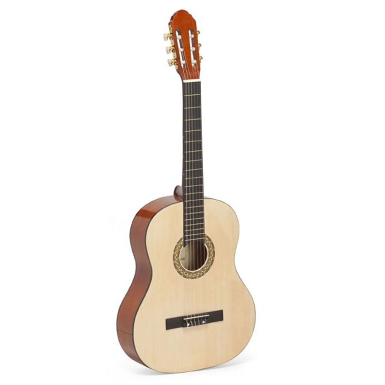 GUITARRA CLASICA NATURAL 39P ALAGUEZ-0