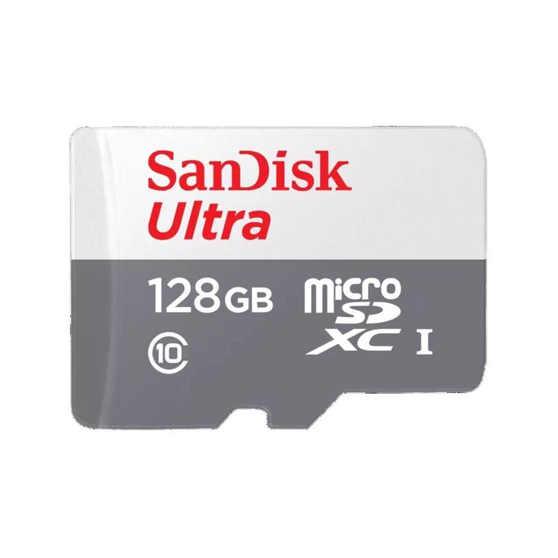 TARJETA DE MEMORIA MICRO-SD 128GB SANDISK ULTRA XC CLASE 10 /ADAPTADOR SD-0