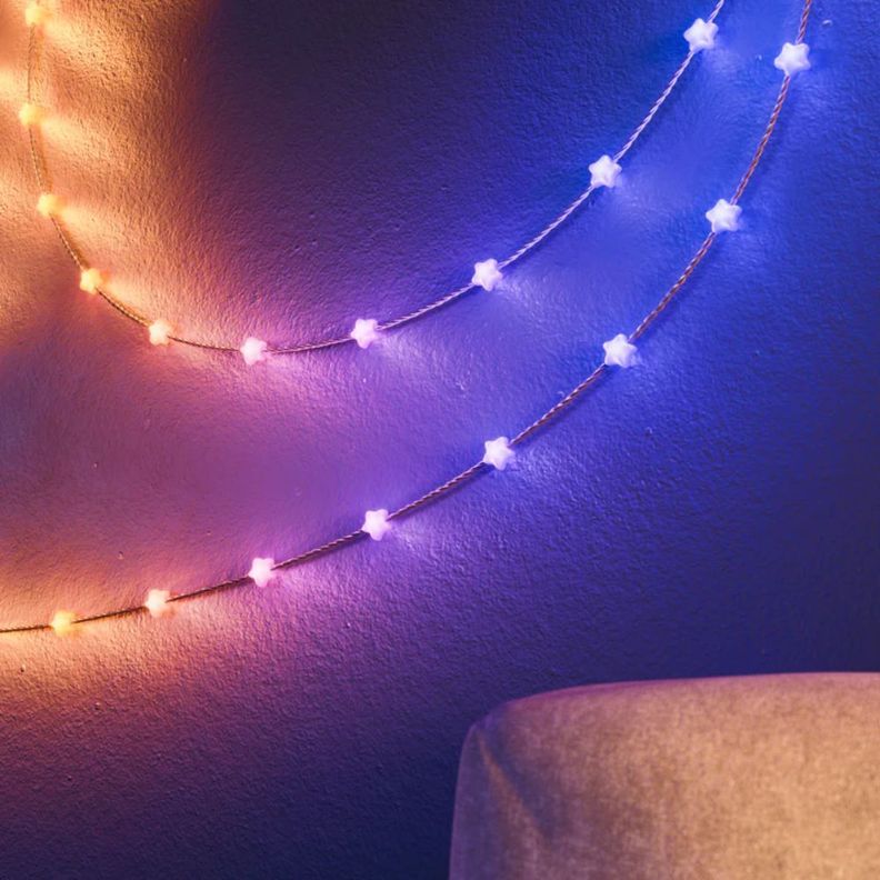 CADENA DE ESTRELLAS LED RGB USB-C CABLE TRANSPARENTE TWINKLY TWKS100RGB-T-2