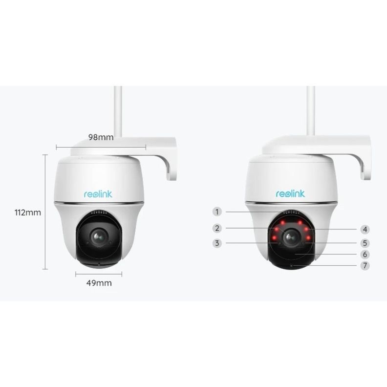 CAMARA WI FI IP EXTERIOR 4MP HD 720P DETECCION DE PERSONAS Y VEHICULOS MOVI 155 Y 144-1