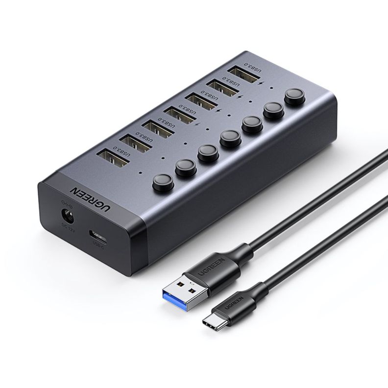 HUB USB-A 3.0 7 PORT USB-A 3.0 ENERGIZADO 3.5A MAX UGREEN CM481-0