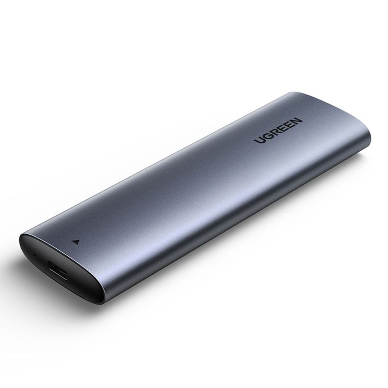 COFRE 3.0 DISCO DURO M.2 (5GPS) + CABLE USB-C/USB-A 50CM ALUMINIO UGREEN CM400