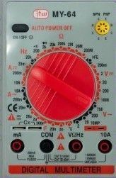 MULTITESTER DIGITAL- VOLTAJE Y CORRIENTE AC / DC / RESISTENCIA MY-64-1