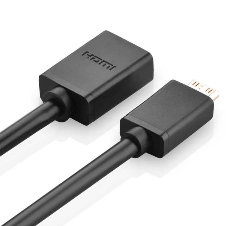 CABLE ADAPTADOR MINI-HDMI / HDMI H 20CM NEGRO UGREEN 20137