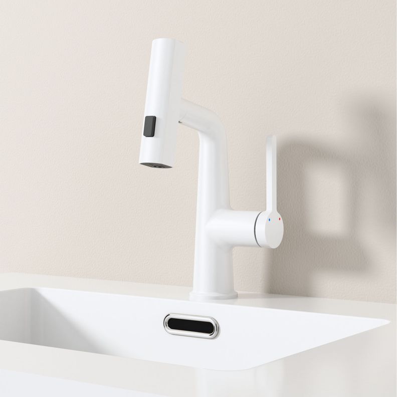 Llave monomando extensible Lavaplatos White ShootHome multiposición-2