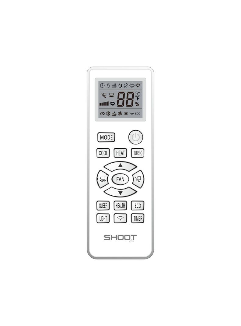 Aire Acondicionado Split Inverter Calor-Frío 12000 BTU Wifi Shoot Aire-2