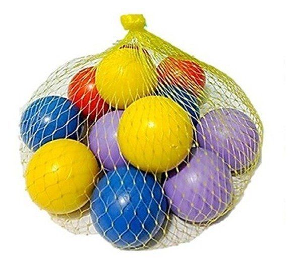 12 Pelotas Para Taca Taca, Malla De Pelotitas De Colores-0
