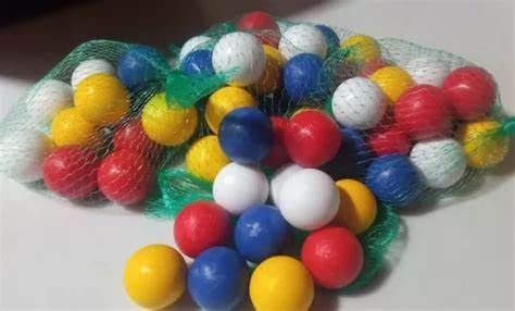 12 Pelotas Para Taca Taca, Malla De Pelotitas De Colores-2