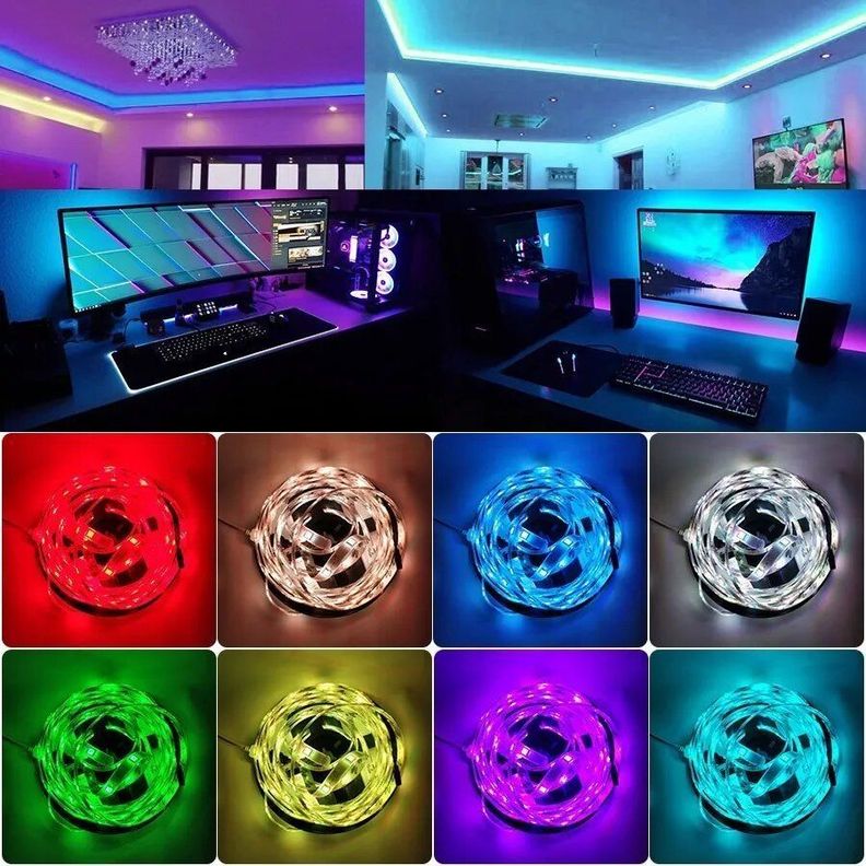Tira de Luces LED 5Mts RGB con Bluetooth-2
