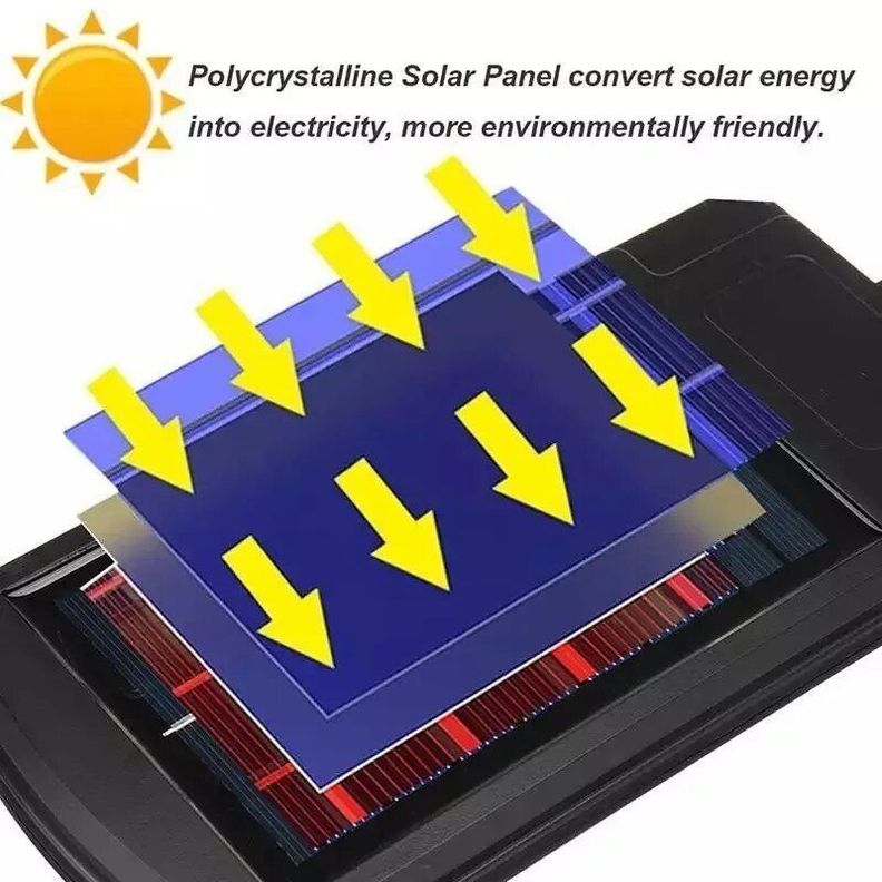 Foco Solar para Exterior con Sensor de Movimiento y Control-2