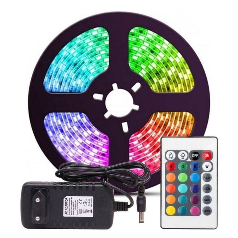 Tira de Luces Led 5 Mts RGB con Control-2