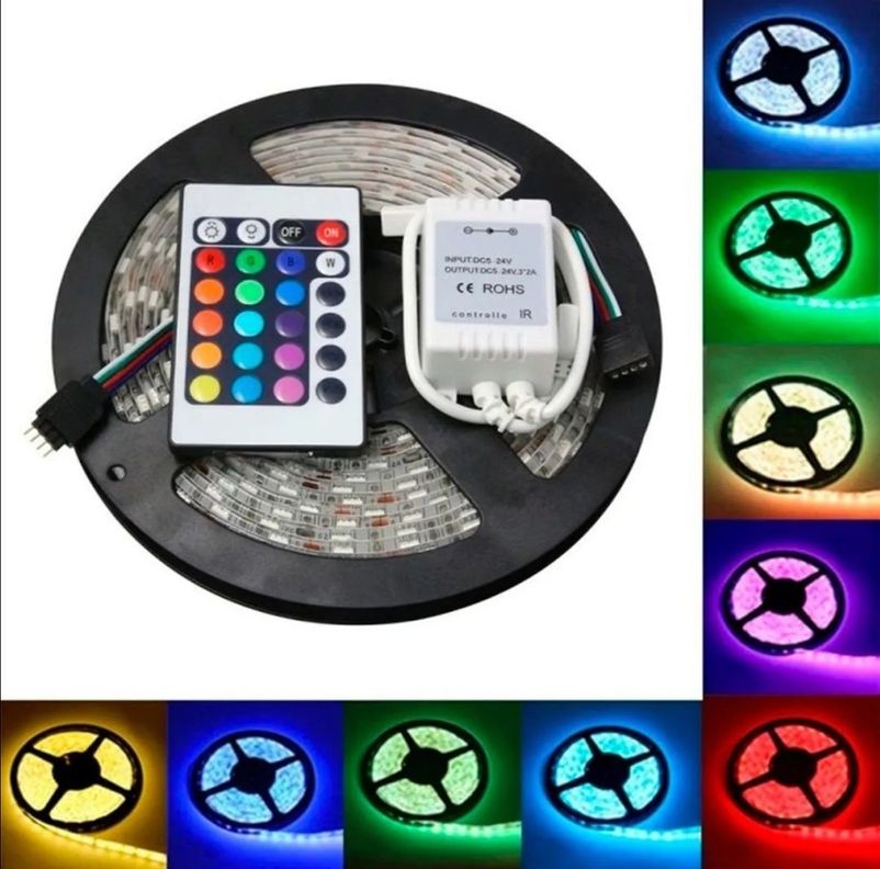 Tira de Luces Led 5 Mts RGB con Control-3