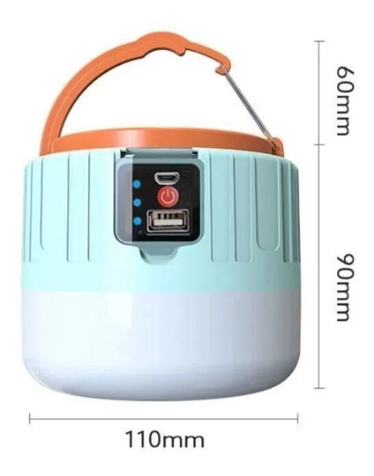 Lámpara Solar Portátil de Emergencia -2
