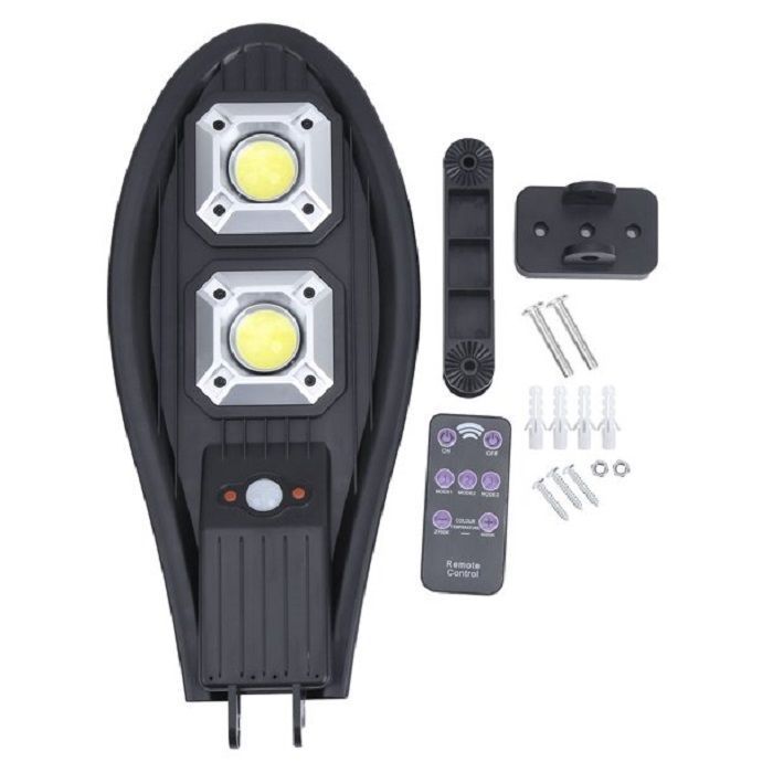 Foco Solar con Control y Sensor de movimiento para Exterior-3