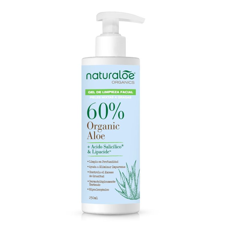 Gel de Limpieza Facial Piel Mixta a Grasa Naturaloe-0