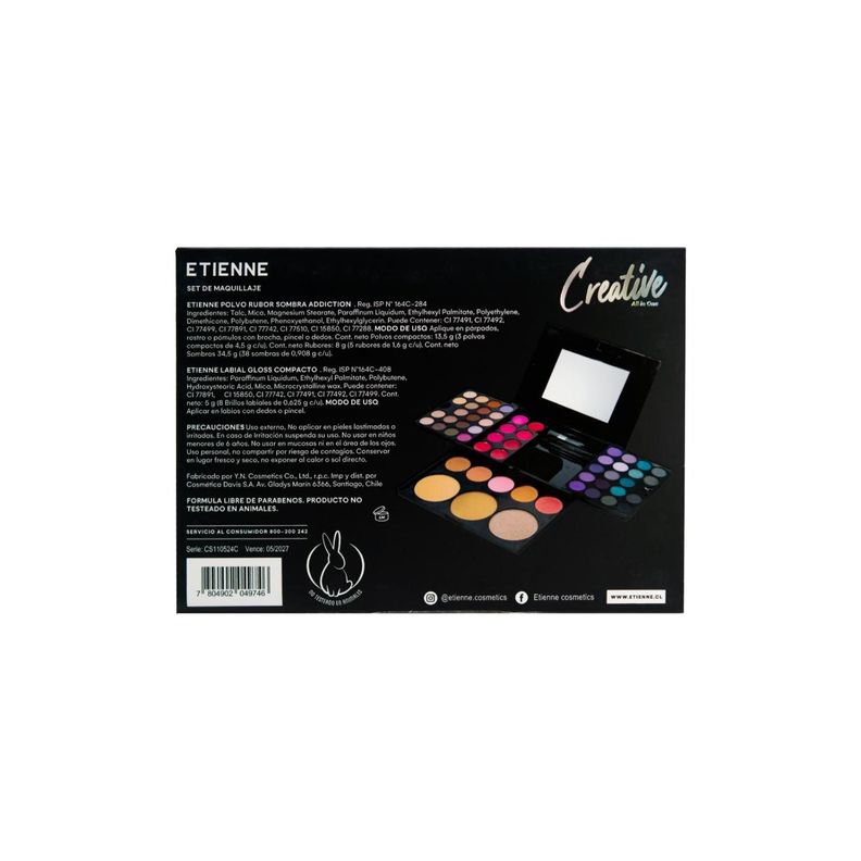 Set de Maquillaje Etienne All In One Creative-1