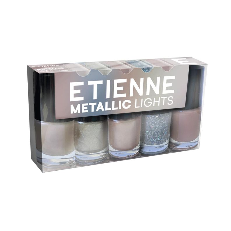 Etienne Set De Esmaltes Lights Metallics Transparente [ 9997 ]