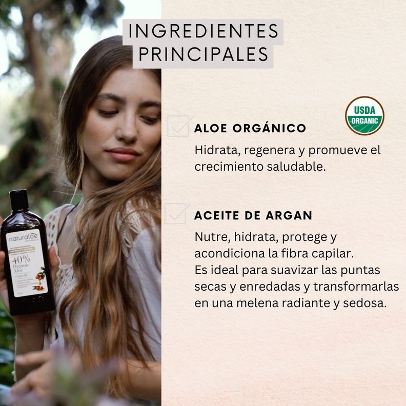 Set Shampoo + Acondicionador Argan Oil Naturaloe-1