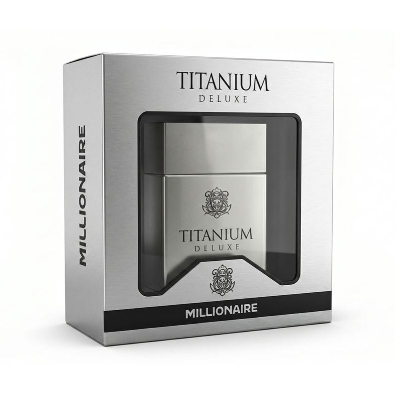 Perfume Millionaire Titanium 100 ml Gris