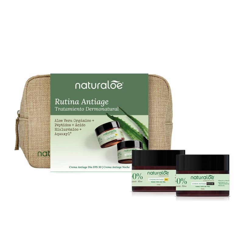 Naturaloe Set Antiage Crema Día y Noche FPS30 50ml c/u-0