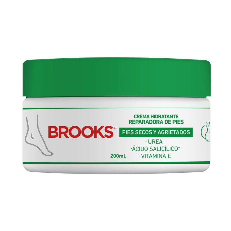 Crema Hidratante de Pies Brooks 200ml-0