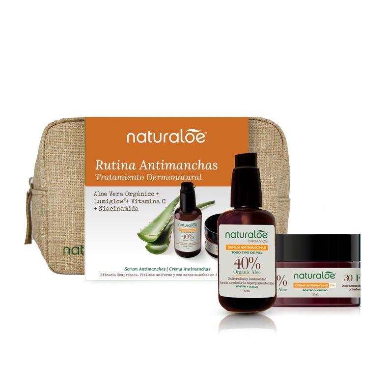 Naturaloe Set Antimanchas Serum 30ml + Crema Día FPS30-0