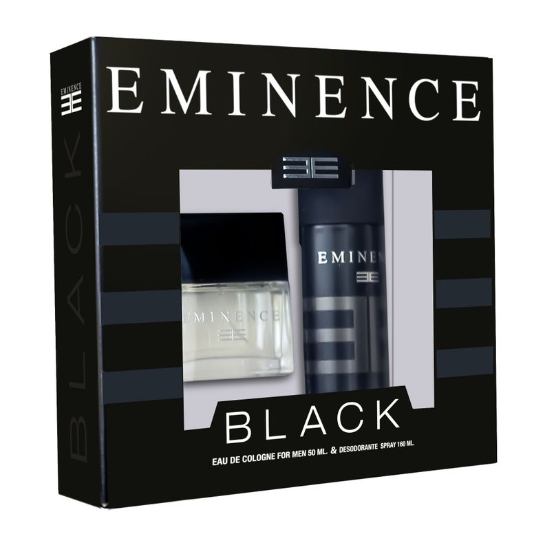 Perfume Eminence Black 50ml + Desodorante Spray 160ml Transparente [ 9997 ]