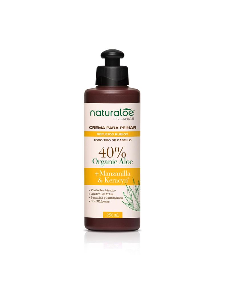 Crema de Peinar Naturaloe Reflejos Rubios 250mL-0