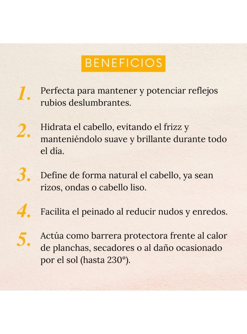 Crema de Peinar Naturaloe Reflejos Rubios 250mL-2