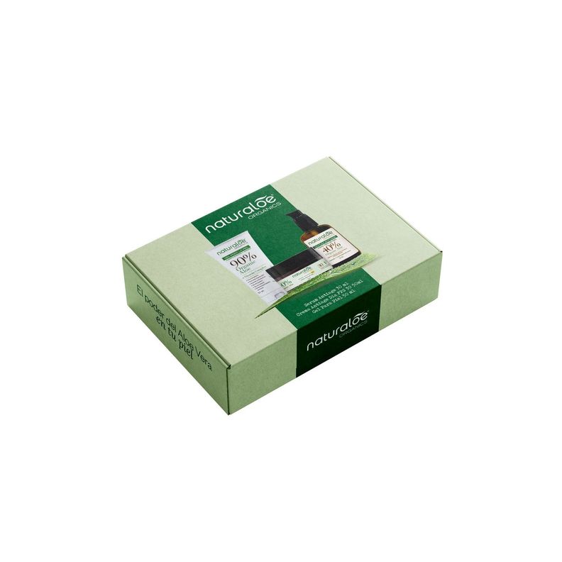 Set Naturaloe Crema día antiage + Serum + Gel Puro Aloe-2