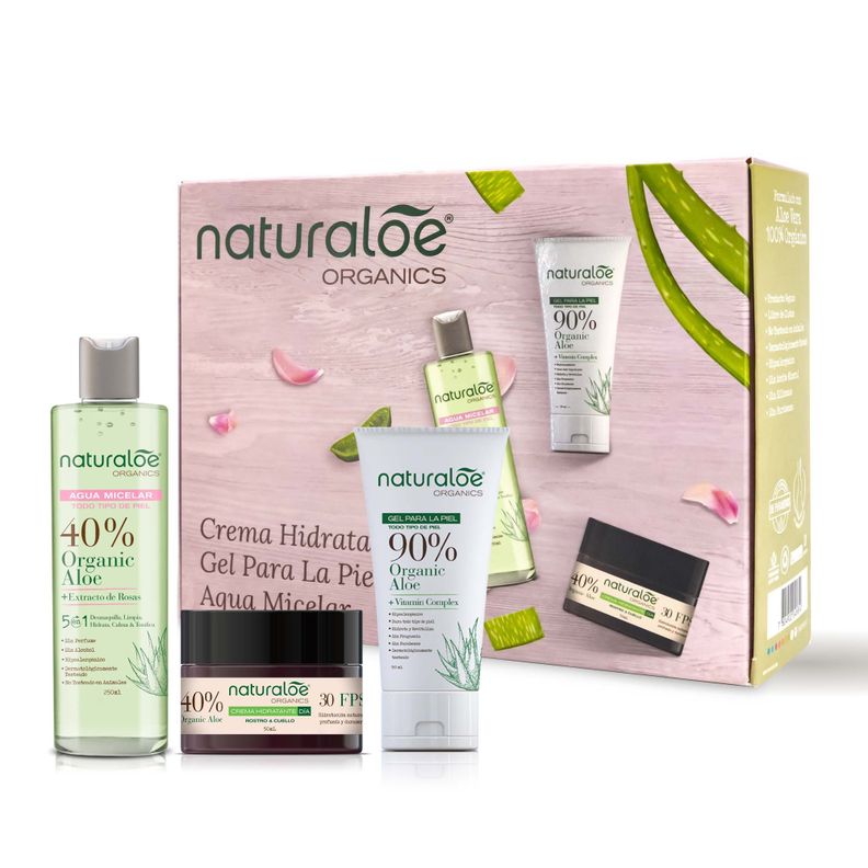 Set Crema día 50ml + Agua Micelar 250ml + Gel de Piel 50ml-0