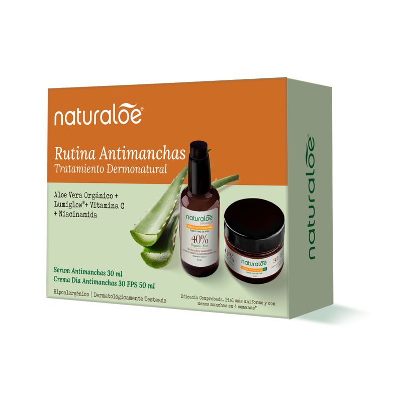 Naturaloe Estuche Antimanchas Serum y Crema de Dia Naranjo