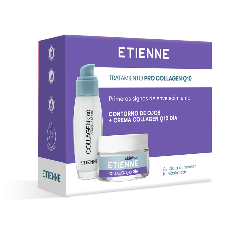 Etienne Set Collagen Q10 Día 50g + Contorno de Ojos 15g-0