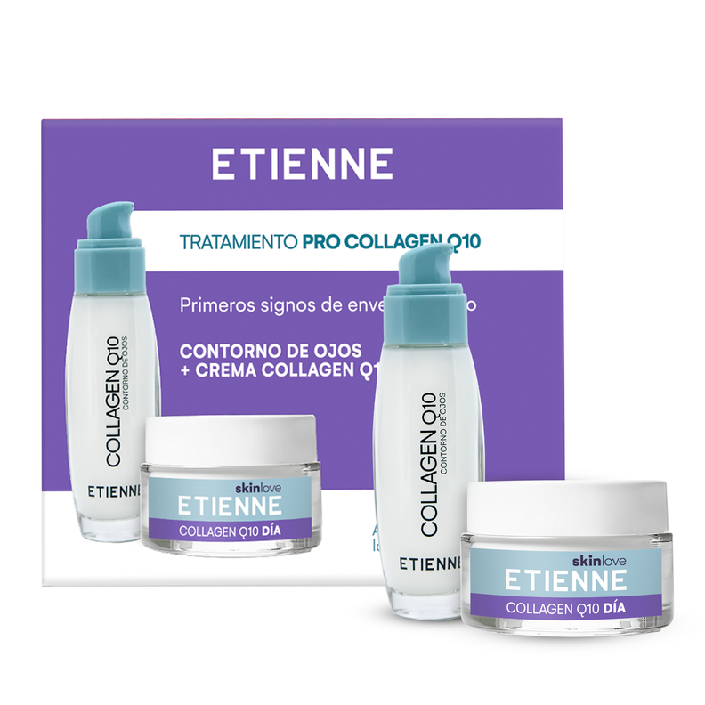 Etienne Set Collagen Q10 Día 50g + Contorno de Ojos 15g-1