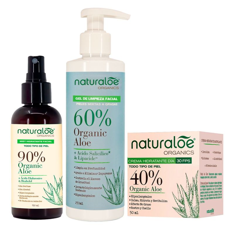 Set Hidratacion Naturaloe Transparente [ 9997 ]