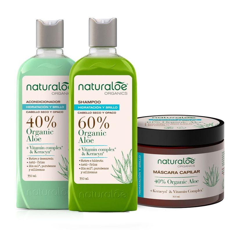 Set Shampoo + Acondicionador + Masc Hidratación & Brillo-0
