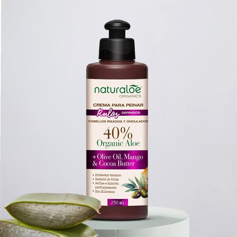 Naturaloe Crema De Peinar Rulos Definidos 250 Ml-1