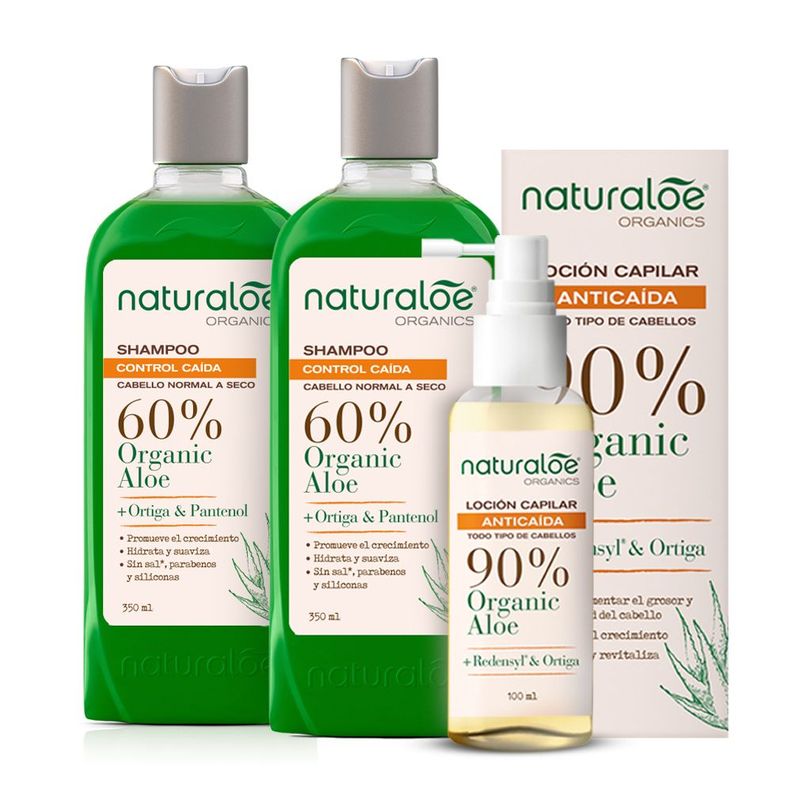 Set 2 Shampoo Cont Caida Normal a Seco + 1 Loción Anticaída-0