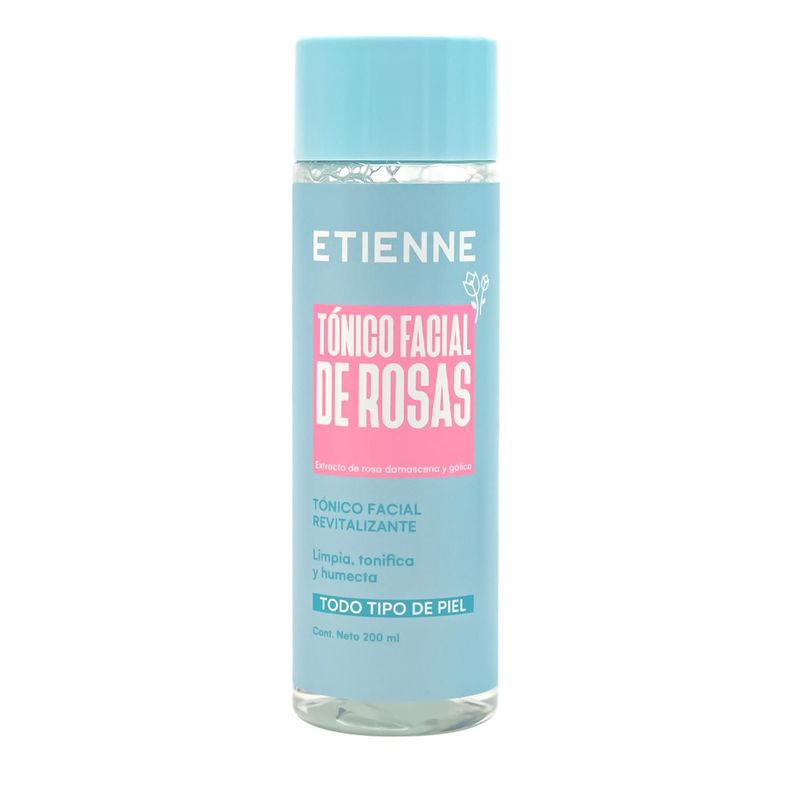 Tónico Facial Revitalizante Etienne Agua de Rosas 200ml-0